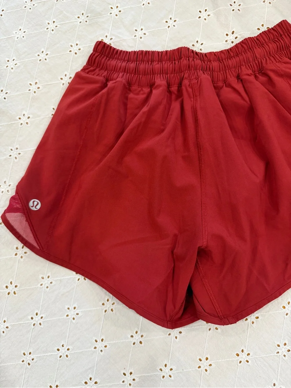 lululemon athletica Deep Red Athletic Shorts
